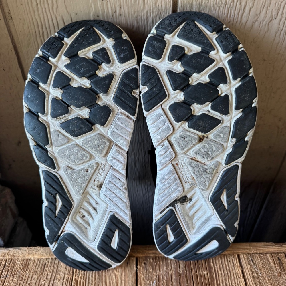 Hoka Arahi 6 Mens Running Shoes Black White Stability Sneakers Size 10.5-11 - Picture 5 of 7